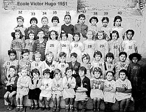 ECOLE VICTOR HUGO FILLES 1951 XXX N01